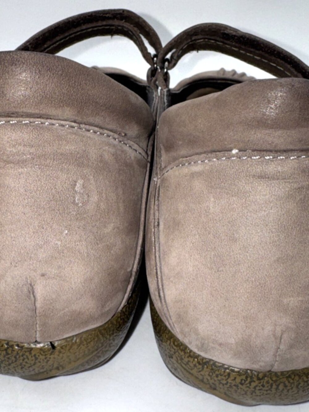 Naot Taramoa Women's 7 38 Beige Nubuck Leather Mary Jane Comfort Koru Cushioned - Picture 4 of 13